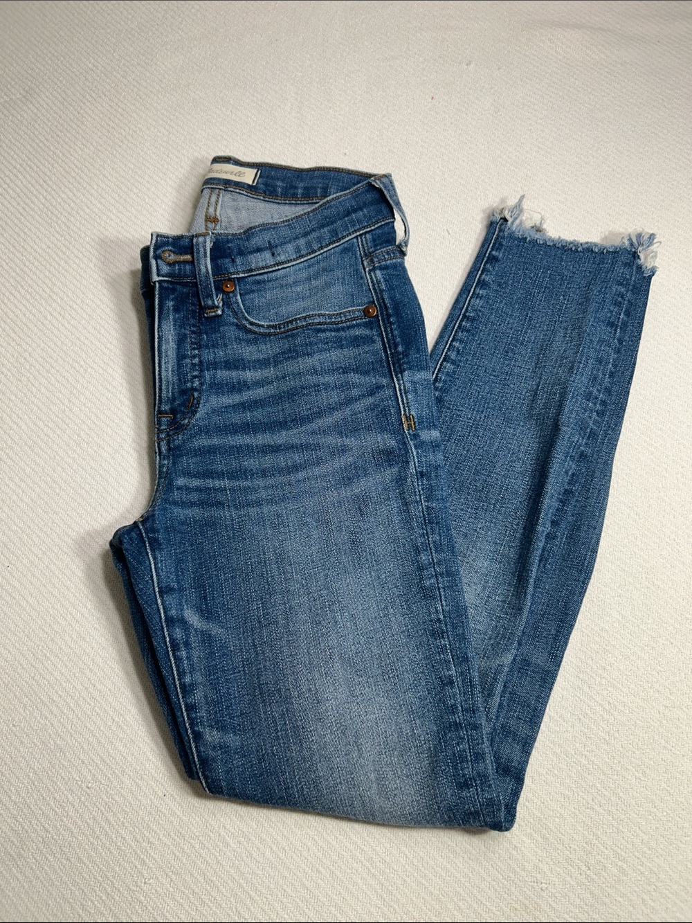 Madewell Women's High-Rise Skinny Jeans - Blue